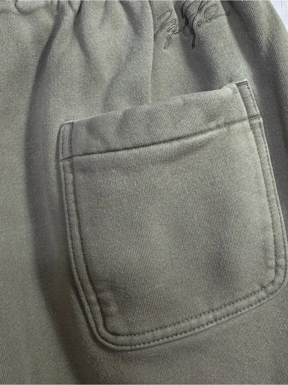 Jordan Olive Green Fleece Sweat Shorts Size M Athletic Lounge Casual Workout